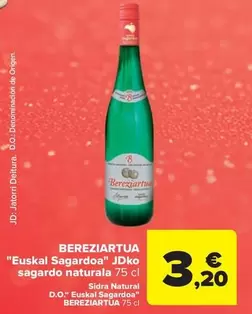 origen - Jajoko Sagardo Naturala