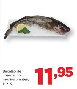 Bacalao De Crianza, Por Medios O Entero