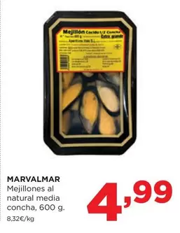 Marvalmar - Mejillones Al Natural Media Concha