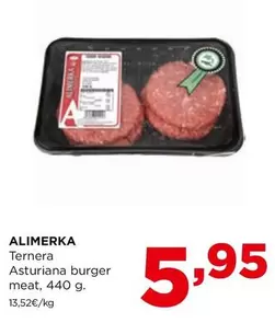Alimerka - Ternera Asturiana Burger Meat