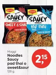 Maggi - Noodles Saucy Pad Thai O Sweet&sour
