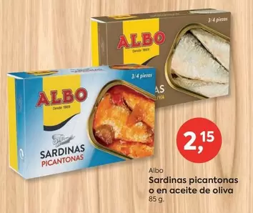 Albo - Sardinas Picantonas O En Aceite De Oliva