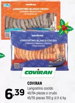 coviran - Langostino Cocido 48/64 Piezas O Crudo