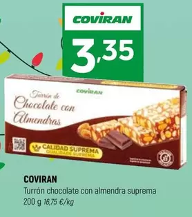 coviran - Turrón Chocolate Con Almendra Suprema
