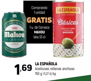 La Española - Aceitunas Rellenas Anchoas