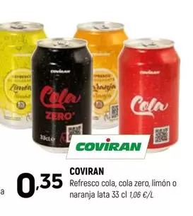 coviran - Refresco Cola, Cola Zero, Limón O Naranja