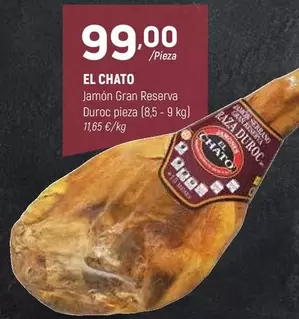 el chato - Jamon Gran Reserva Duroc Pieza