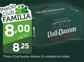 Voll-Damm - Camilia, Máximo 24 Unidades Por Ticket