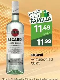 Bacardi - Ron Superior