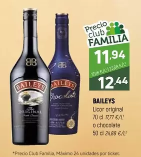 Baileys - Licor Original O Chocolate