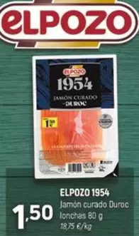 elpozo - Jamon Curado Duroc Lonchas