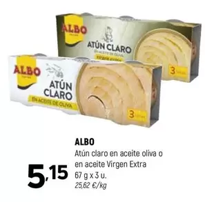 Albo - Atun Claro En Aceite Oliva O En Aceite Virgen Extra