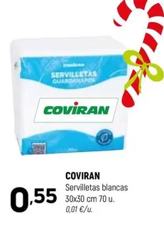coviran - Servilletas Blancas