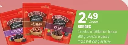 Borges - Ciruelas O Datiles Sin Hueso