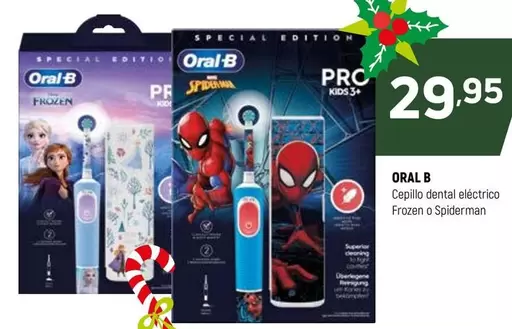 Oral B - Cepillo Dental Electrico Frozen O Spiderman