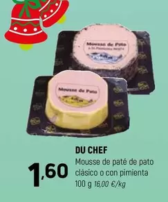 chef select - Mousse De Pate De Pato Clasico O Con Pimienta