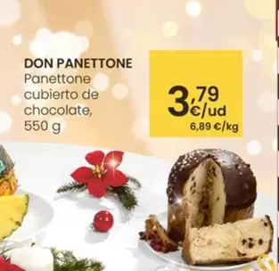 Don Panettone - Panettone Cubierto De Chocolate