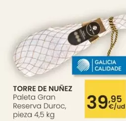 Torre De Núñez - Paleta Gran Reserva Duroc