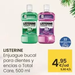 Listerine - Enjuague Bucal Para Dientes Y Encías O Total Care