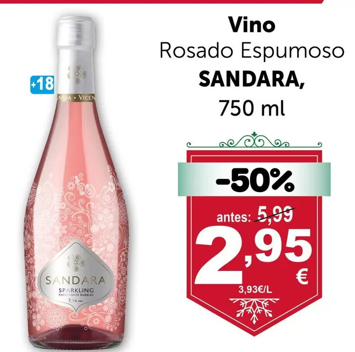 sandara - Vino Rosado Espumoso