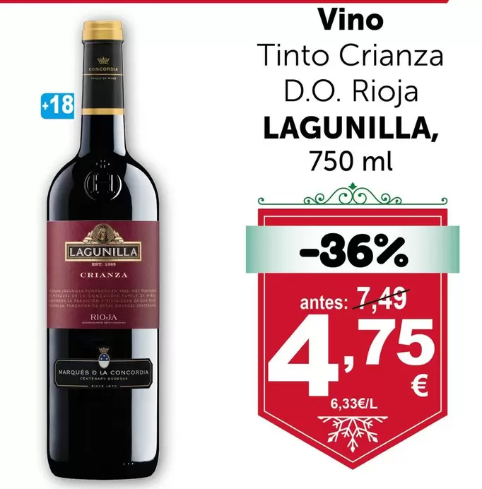 Lagunilla - Vino Tinto Crianza D.o. Rioja