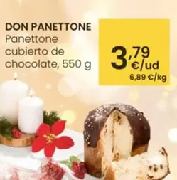 Don Panettone - Panettone Cubierto De Chocolate