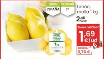 Limón, Malla 1 Kg