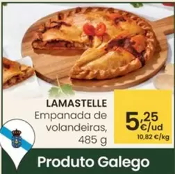 Lamastelle - Empanada De Volandeiras, 485 G