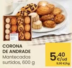 Corona De Andrade - Mantecados Surtidos, 600 G