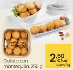 Galleta Con Mantequilla, 250 G