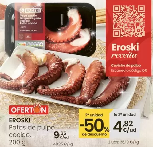 Eroski - Patas De Pulpo Cocido