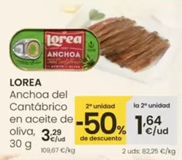 Lorea - Anchoa Del Cantabrico En Aceite De Oliva