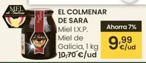 El Colmenar De Sara - Miel I.X.P. Miel De Galicia, 1 Kg