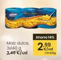 Cidacos - Maíz Dulce