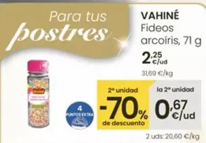 Vahiné - Fideos Arcoíris