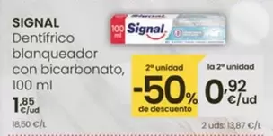 Signal - Dentífrico Blanqueador Con Bicarbonato