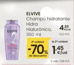 Elvive - Champu Hidratante Hidra Hialuronico