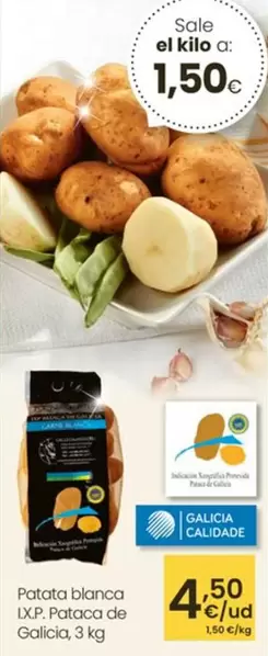 Patata Blanca I.X.P. Pataca De Galicia