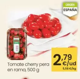 Tomate Cherry Pera En Rama