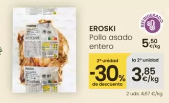 Eroski - Pollo Asado Entero