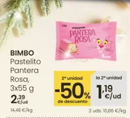 Bimbo - Pastelito Pantera Rosa