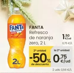 Fanta - Refresco De Naranja Zero