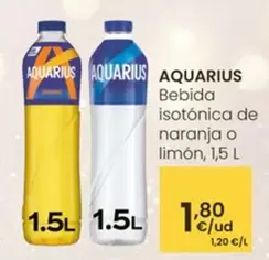 Aquarius - Bebida Isotónica De Naranja O Limón