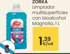 Zorka - Limpiador Multisuperficies Con Bioalcohol Magnolia