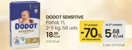 Dodot Sensitive - Pañal, TI