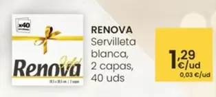 Renova - Servilleta Blanca