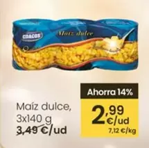 Cidacos - Maíz Dulce