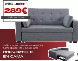 Sofa Cama Pau Gris
