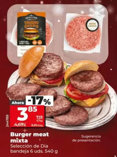 Seleccion De Dia - Burger Meat Mixta 