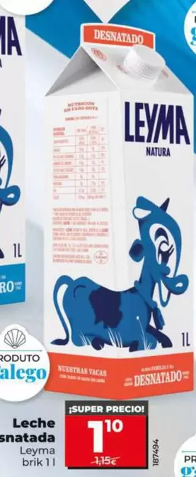 Leyma - Leche Desnatada